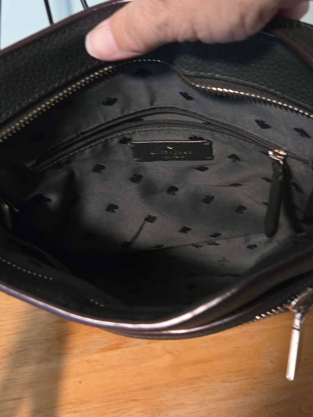 Kate Spade Forest Green Crossbody 9x9. (#87) - Picture 8 of 10